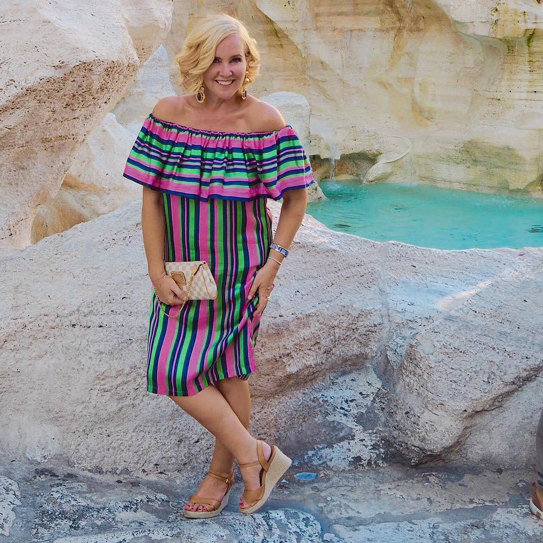 Nikki Parkinson @stylingyou photoshoot hair and makeup in Rome italy - Janita Helova Luxury Hairdresser Rome