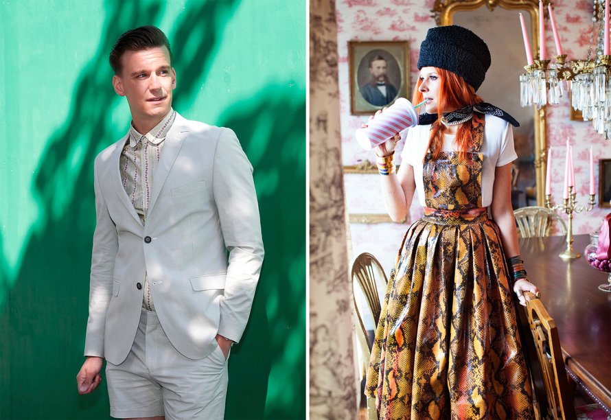 Fashion designer Emelie Bjornberg and rapper spekti wedding in Rome italy